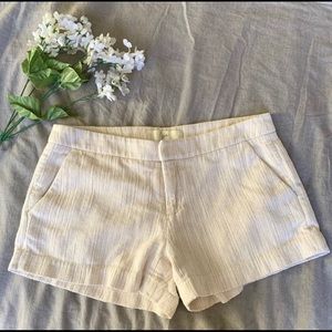 Joie Knit Cream Shorts Size 4